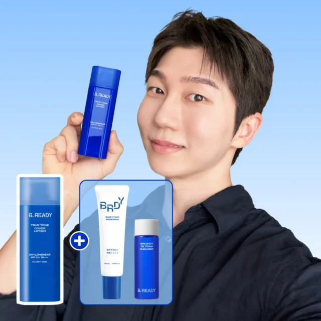 NEW 비레디 트루톤 커버로션 24H 롱웨어 40ml (+수분선크림, 원샷오일폼)